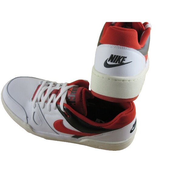 Nike Men's Full Force Low Basketball Shoes White Mystic Red Black Sizes NIB - Picture 7 of 7